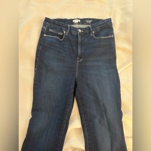 Good American Dark Indigo High-Rise Bootcut Jeans size 16